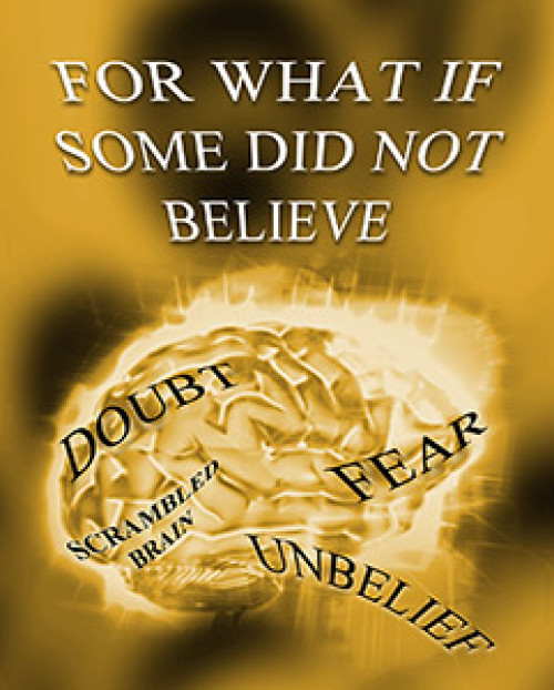 For What If Some Did Not Believe